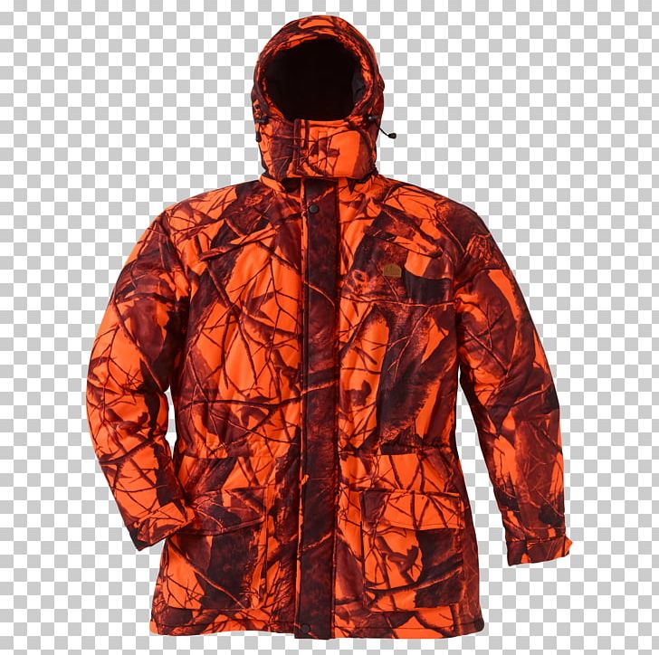 Jacket Clothing Polar Fleece Orange Zipper PNG, Clipart, Camouflage, Clothing, Color, Hood, Hunting Free PNG Download
