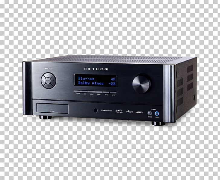 AV Receiver Radio Receiver Anthem MRX 520 Home Theater Systems Dolby Atmos PNG, Clipart, Amplifier, Audio, Audio Equipment, Audio Receiver, Av Receiver Free PNG Download