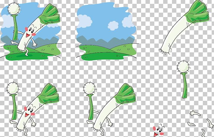 Cartoon Allium Fistulosum Q-version Illustration PNG, Clipart, Cartoon, Comics, Encapsulated Postscript, Expressions, Grass Free PNG Download