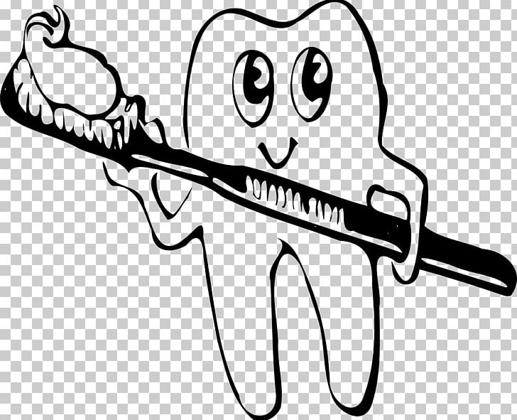 Tooth Brushing Toothbrush PNG, Clipart, Black, Black And White, Brush, Cute, Hand Free PNG Download