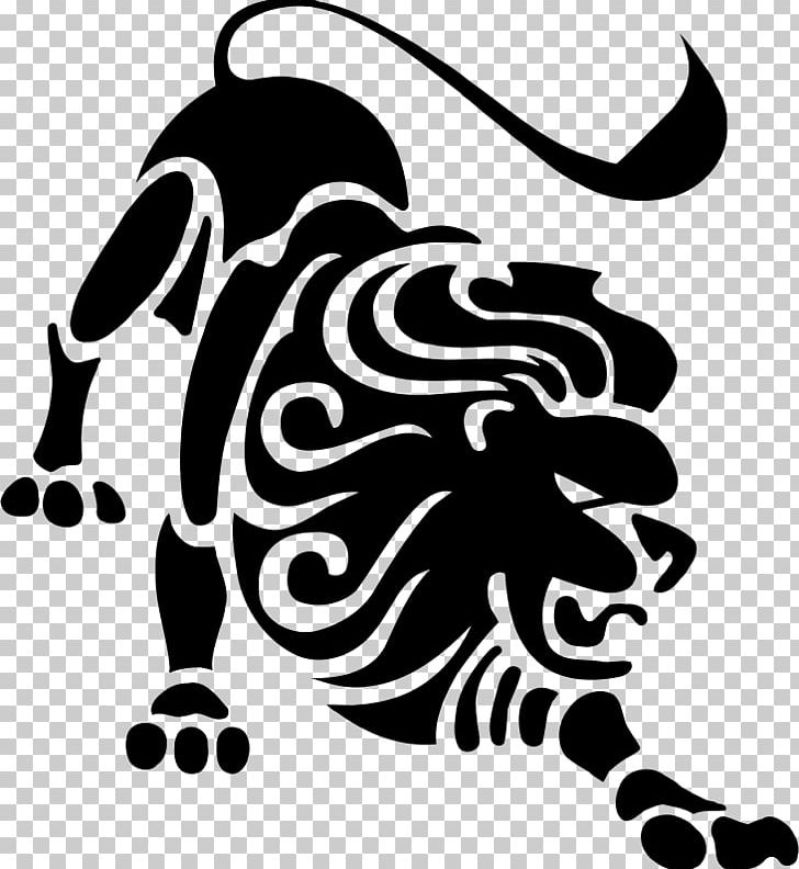 Leo Astrological Sign Zodiac PNG, Clipart, Art, Astrological Sign, Astrology, Black, Black And White Free PNG Download