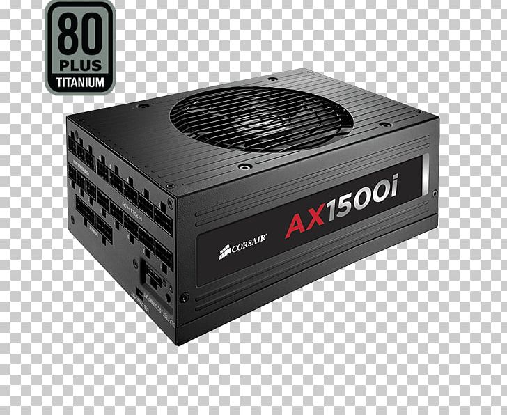 Power Supply Unit 80 Plus Corsair AX1500i ATX Power Converters PNG, Clipart, 80 Plus, Computer, Computer Hardware, Electric Potential Difference, Electric Power Free PNG Download