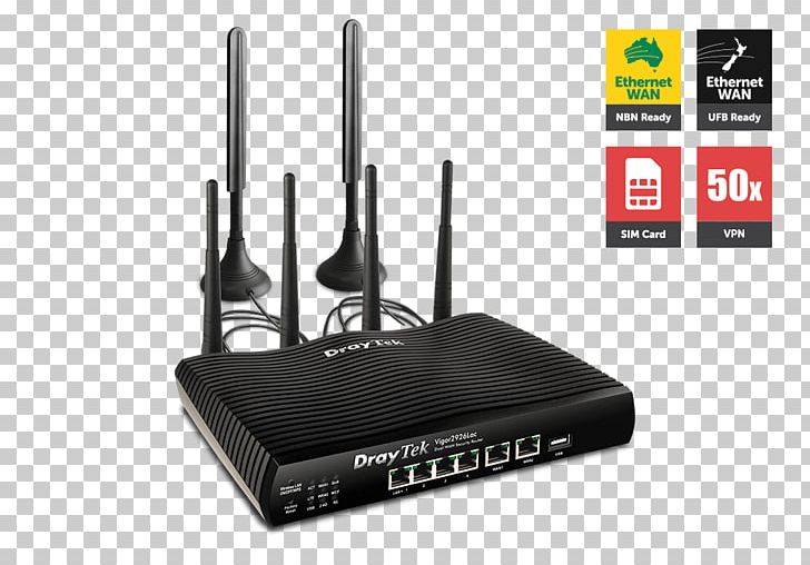 Wireless Access Points DrayTek Vigor 2926 Dual-WAN Security-Router Wide Area Network LTE PNG, Clipart, Broadband, Electronics, Fiber To The X, Ieee 80211ac, Local Area Network Free PNG Download