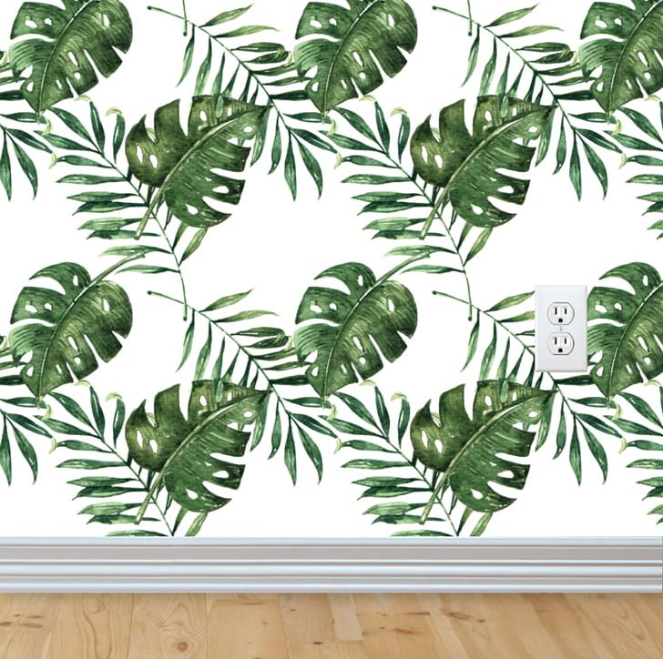 Palm-leaf Manuscript Interior Design Services Wall Decal PNG, Clipart, Arecaceae, Banana Leaf, Branch, Fern, Frond Free PNG Download