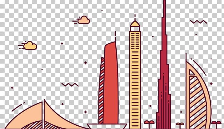 Burj Khalifa Burj Al Arab Skyline Skyscraper PNG, Clipart, Angle, Area, Burj Al Arab, Burj Khalifa, Cartoon Free PNG Download