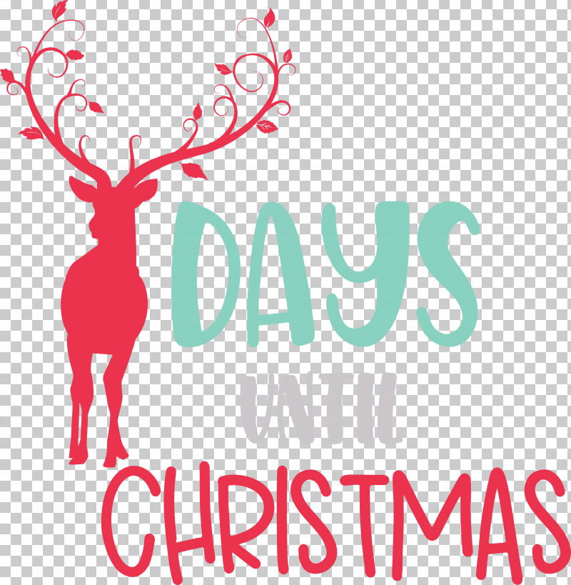 Days Until Christmas Christmas Xmas PNG, Clipart, Behavior, Christmas, Days Until Christmas, Deer, Line Free PNG Download