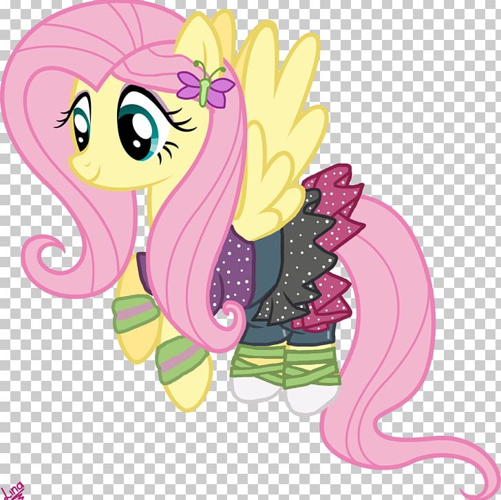 Fluttershy Pony Pinkie Pie Applejack Rarity PNG, Clipart, Cartoon, Deviantart, Equestria, Fictional Character, Flower Free PNG Download