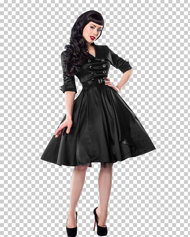 1950s Dress T-shirt Clothing Rockabilly PNG, Clipart, 1950s, Belt, Black, Clothing, Cocktail Dress Free PNG Download