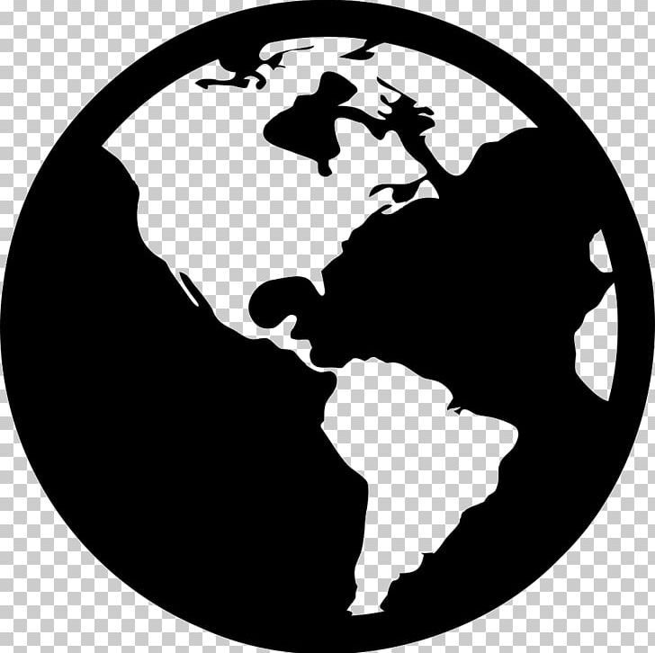 Globe World Map Computer Icons PNG, Clipart, Atlas, Black And White, Circle, Computer Icons, Computer Wallpaper Free PNG Download