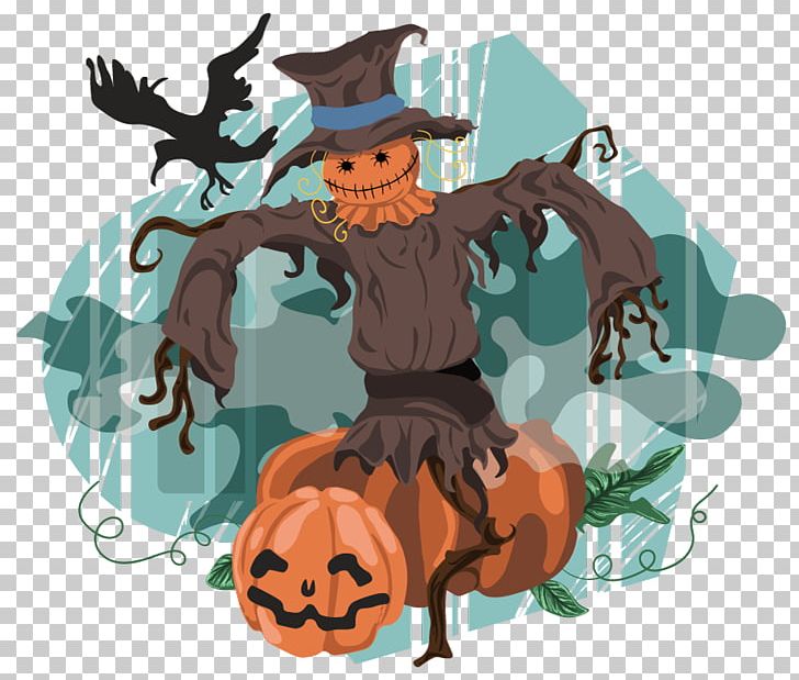 Halloween Scarecrow Jack-o'-lantern PNG, Clipart,  Free PNG Download