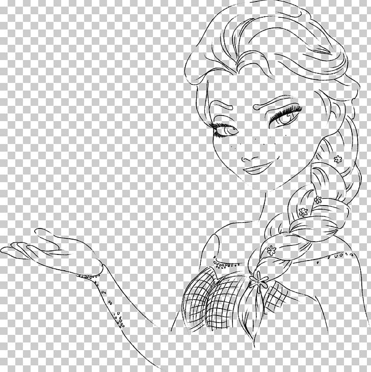 Anna Elsa Kristoff Olaf Coloring Book PNG, Clipart, Anna, Arm, Black, Cartoon, Child Free PNG Download