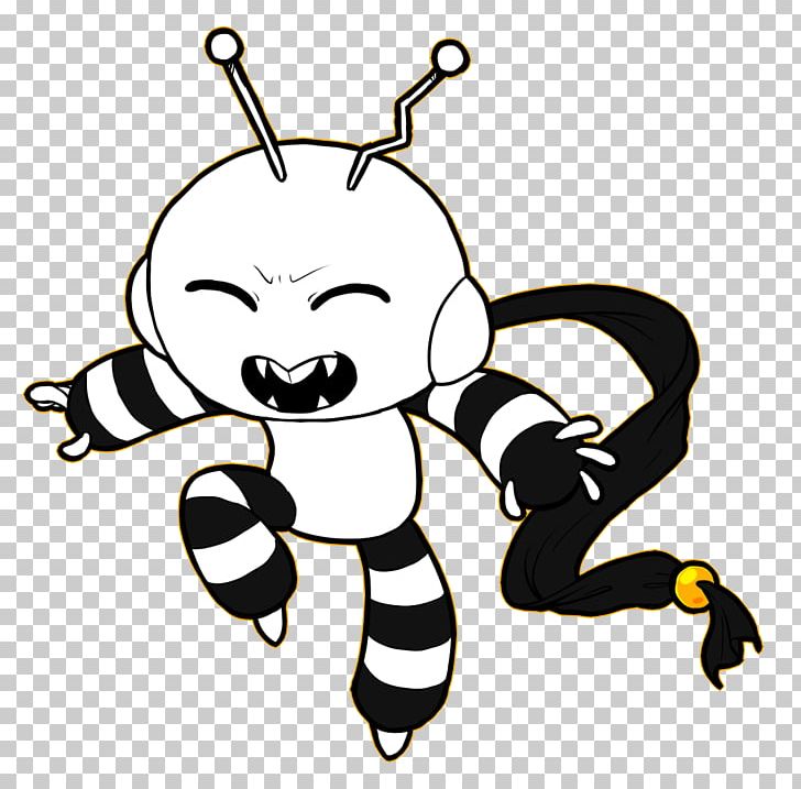 Insect Cartoon Pollinator PNG, Clipart, Animals, Animated Cartoon, Artwork, Black And White, Carnivora Free PNG Download