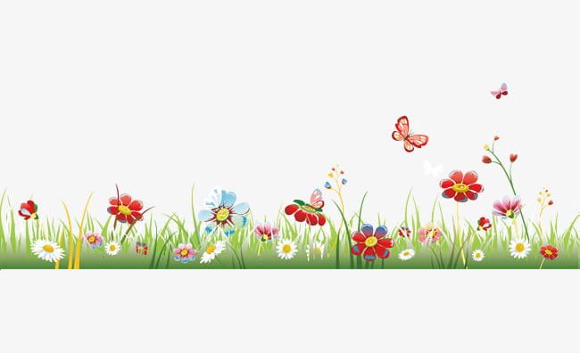 Flowers And Grass PNG, Clipart, Creative Grassland, Flowers Vector, Grass Background, Grass Elements, Grass Vector Free PNG Download