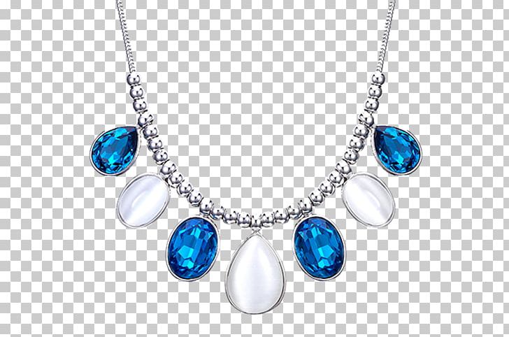 Necklace Sapphire Jewellery Pendant Turquoise PNG, Clipart, Blue, Body Jewelry, Body Piercing Jewellery, Chain, Designer Free PNG Download