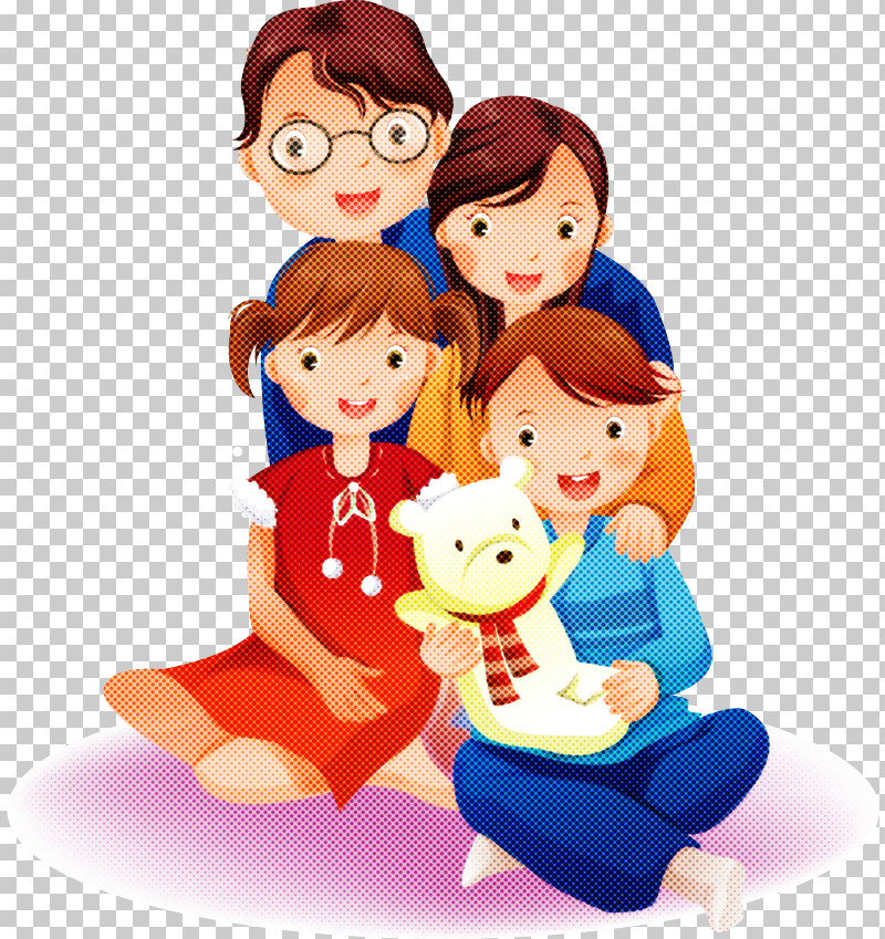 Cartoon Fun Sharing Happy Child PNG, Clipart, Animation, Cartoon, Child ...