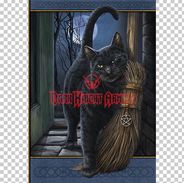 Black Cat Kitten Witchcraft Gothic Fiction PNG, Clipart, Animals, Art, Artist, Black Cat, Canvas Free PNG Download