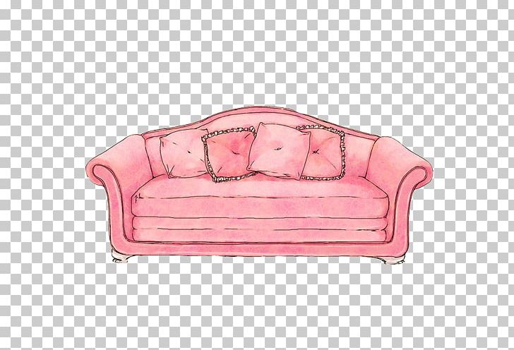 Sofa Bed Couch Furniture Illustration PNG, Clipart, Angle, Bed Frame, Chair, Color, Color Paintings Free PNG Download