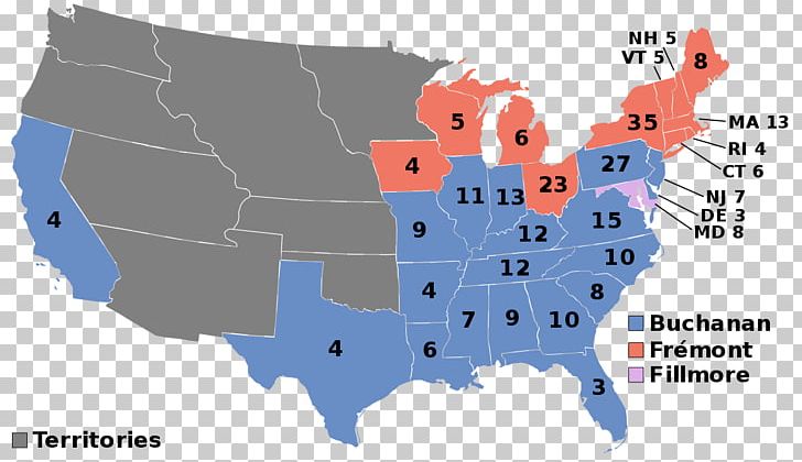 United States Presidential Election PNG, Clipart, Fillmore, James Buchanan, Map, Millard Fillmore, Presidential Election Free PNG Download