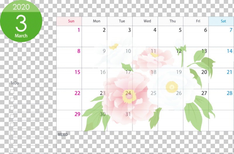 March 2020 Calendar March 2020 Printable Calendar 2020 Calendar PNG, Clipart, 2020 Calendar, Diagram, Floral Design, Flower, Line Free PNG Download