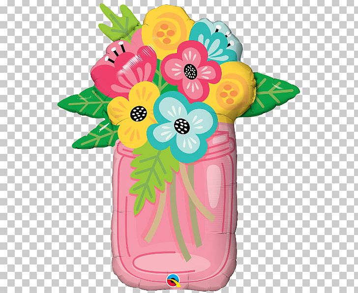 Gas Balloon Flower Bouquet Jar PNG, Clipart,  Free PNG Download