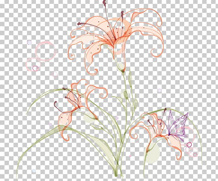 Long Yellow Daylily Lilium Drawing Illustration PNG, Clipart, Calla Lily, Cartoon, Color, Cut Flowers, Daylily Free PNG Download