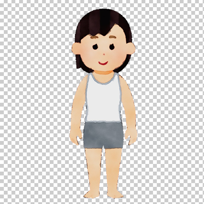 Cartoon Standing Cheek Child Black Hair PNG, Clipart, Animation, Black Hair, Brown Hair, Cartoon, Cheek Free PNG Download