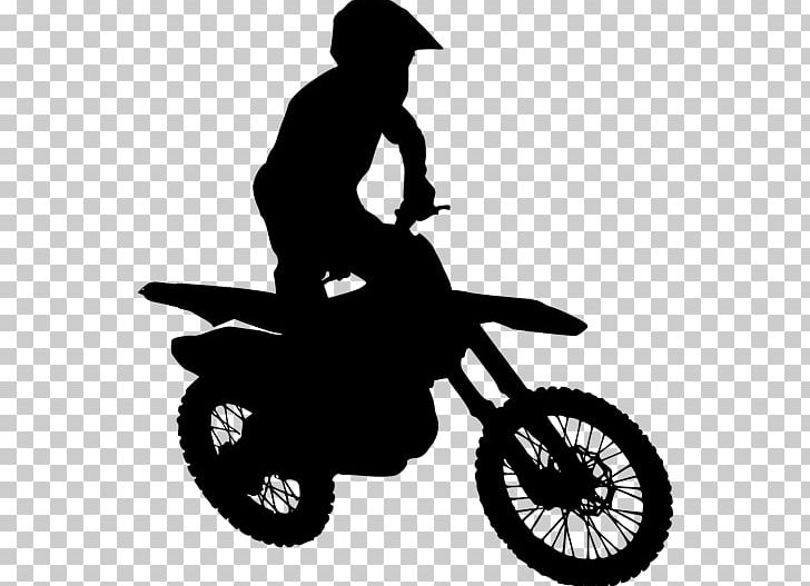 Motorcycle Silhouette Bicycle Motocross, dirt, bicycle, bicycle Accessory,  vehicle png