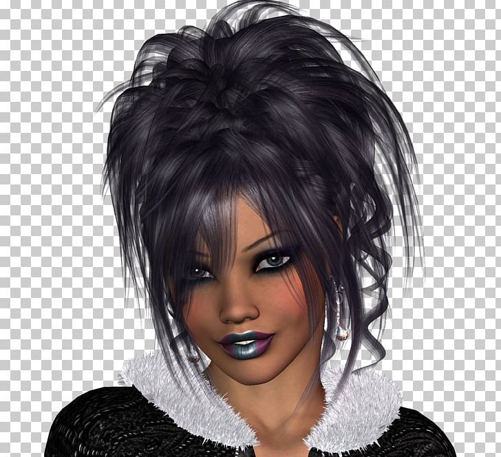 Black Hair Animation PNG, Clipart, 3d Computer Graphics, Animation, Black Hair, Brown Hair, Cartoon Free PNG Download
