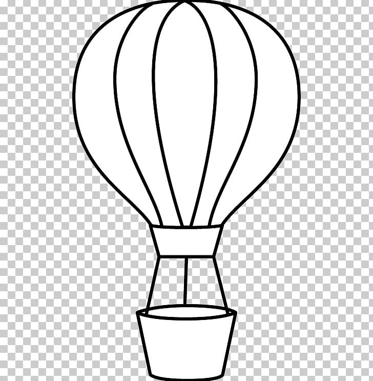 balloon - A hot air balloon coloring picture for kids