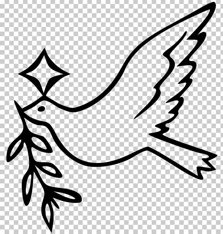 Columbidae Doves As Symbols Drawing Peace Symbols PNG, Clipart, Artwork, Beak, Bird, Black, Branch Free PNG Download