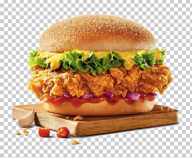 crispy chicken burger kfc