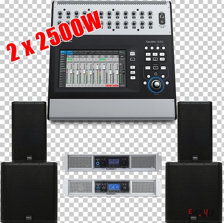 QSC TouchMix-30 Pro QSC Audio Products QSC TouchMix-16 Audio Mixers QSC TouchMix-8 PNG, Clipart, Audio Equipment, Electronic Instrument, Electronics, Electronics Accessory, Loudspeaker Free PNG Download