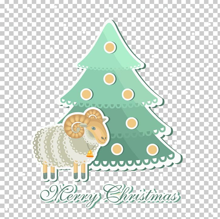 Sheep Christmas Tree PNG, Clipart, Animals, Business Card, Card Vector, Christmas Card, Christmas Decoration Free PNG Download