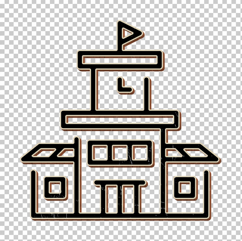 School Icon Building Icon PNG, Clipart, Building Icon, Line, Logo, School Icon, Text Free PNG Download