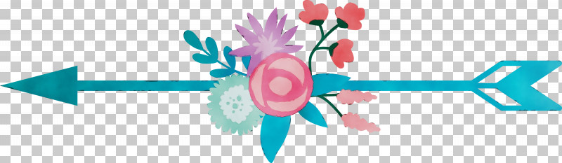 Pink Turquoise Plant Flower Petal PNG, Clipart, Cut Flowers, Flower, Flower Arrow, Flowers, Paint Free PNG Download