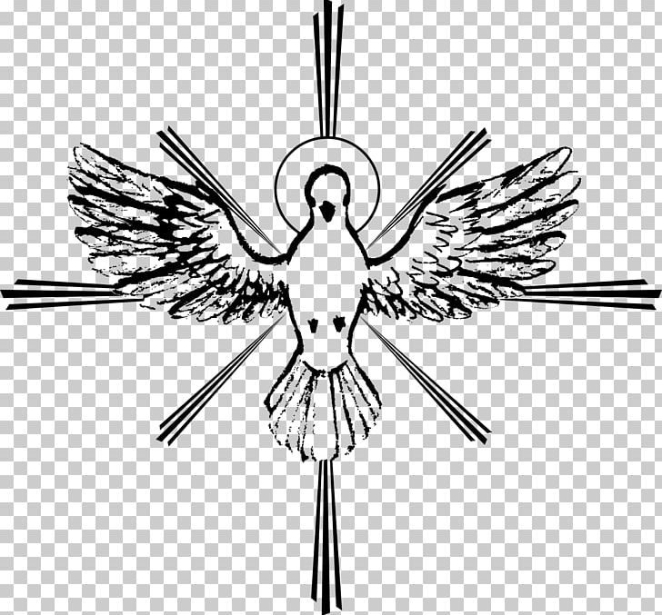Holy Spirit Drawing Pentecost PNG, Clipart, Beak, Bird, Black And White, Christian Church, Confirmation Free PNG Download