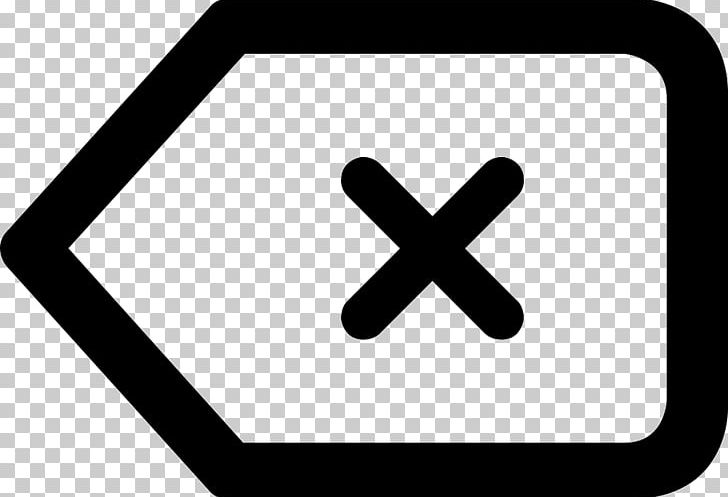 Backspace Delete Key Computer Icons Encapsulated PostScript PNG, Clipart, Angle, Area, Arrow, Backspace, Black And White Free PNG Download