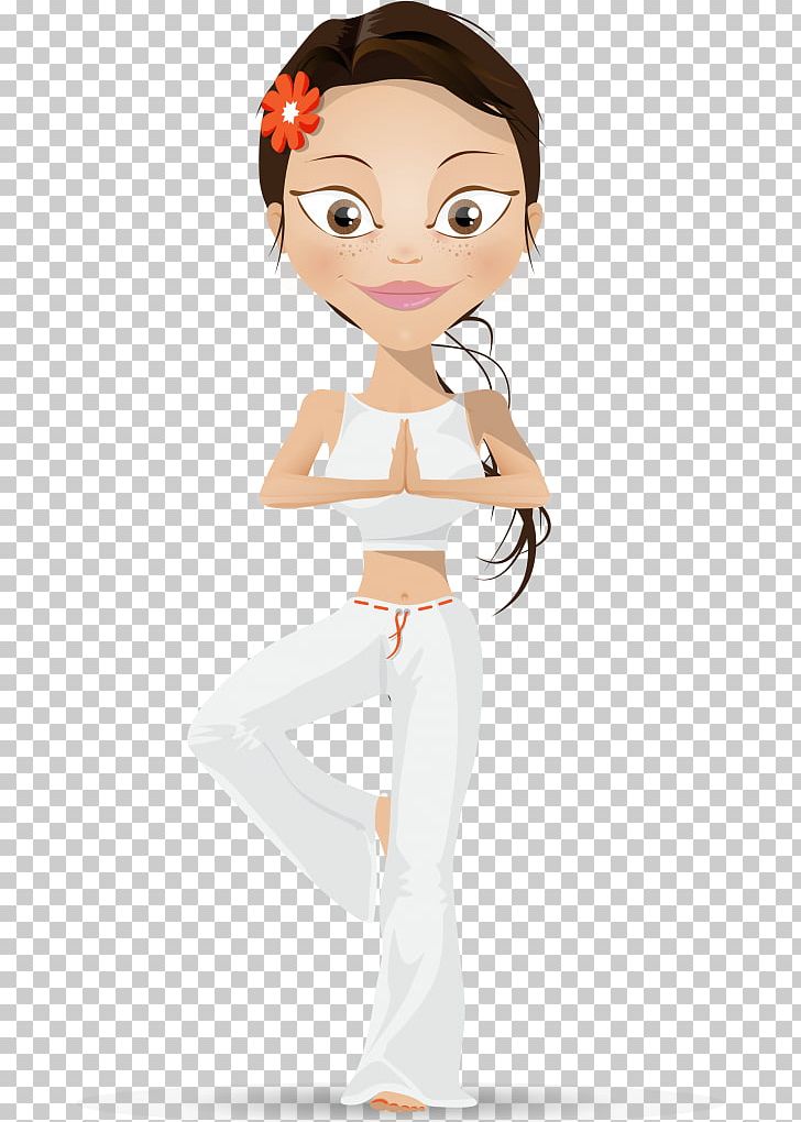 Cartoon Woman PNG, Clipart, Arm, Art, Beauty, Bikram Yoga, Black Hair Free PNG Download