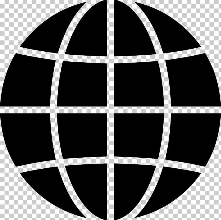 Globe Earth Symbol World Computer Icons PNG, Clipart, Ball, Black And White, Brand, Cdr, Circle Free PNG Download
