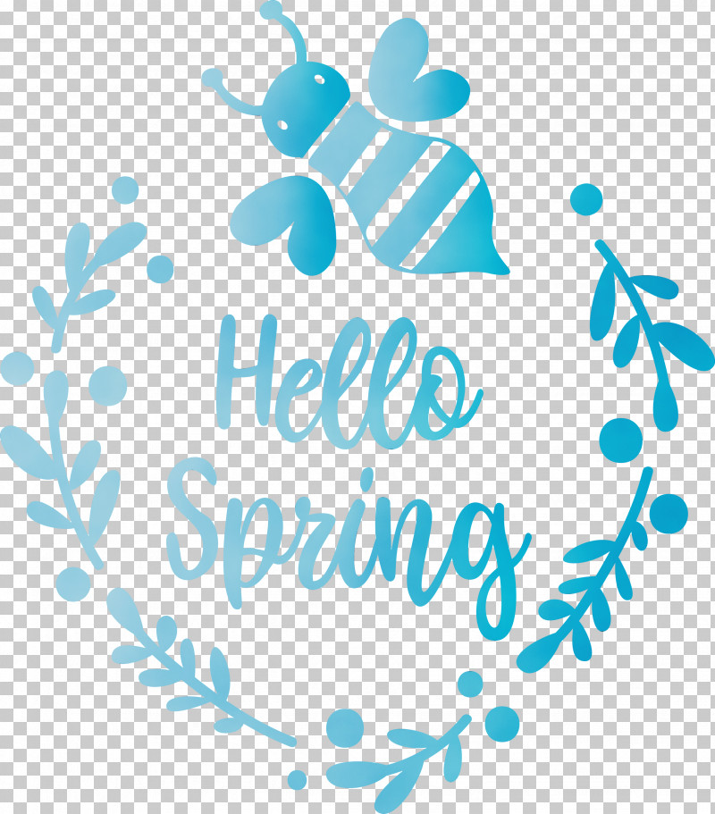 Turquoise Text Aqua Font Calligraphy PNG, Clipart, Aqua, Calligraphy, Hello Spring, Logo, Paint Free PNG Download
