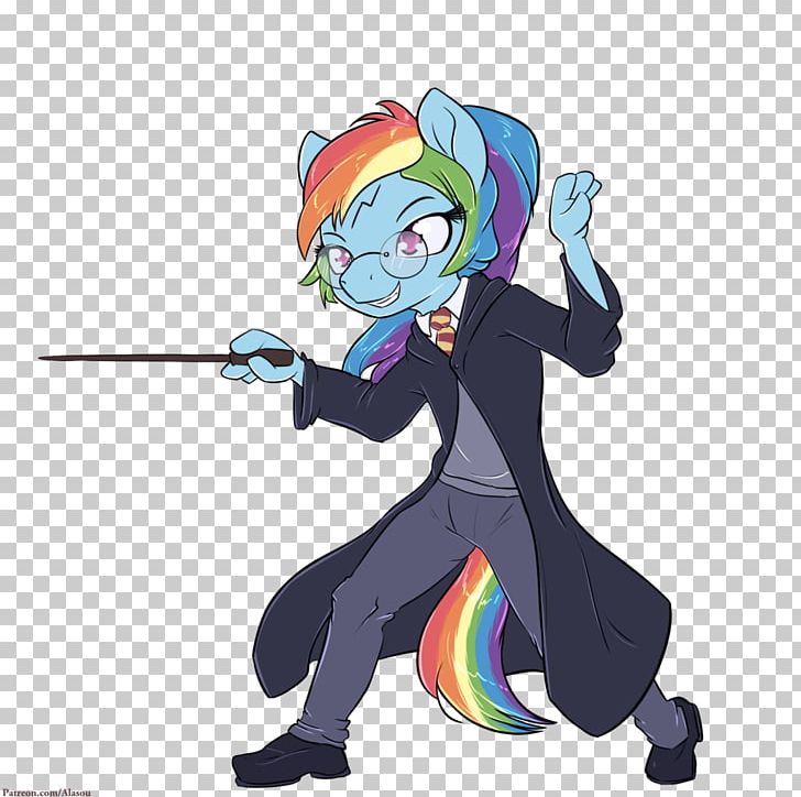 Rainbow Dash Art Harry Potter Wand PNG, Clipart, Anime, Art, Cartoon, Character, Comic Free PNG Download