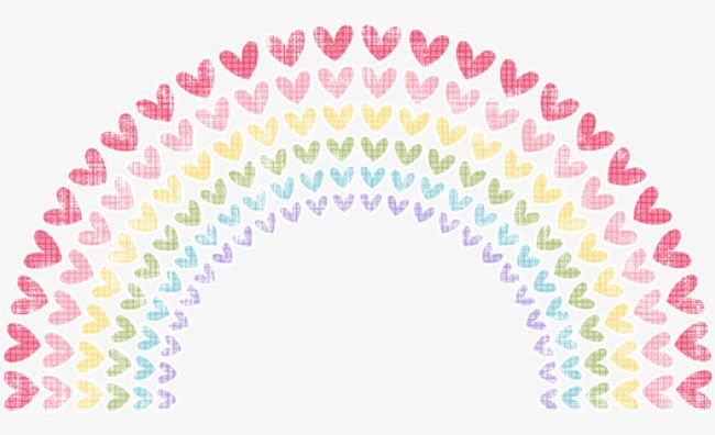 Rainbow Of Love PNG, Clipart, Creative, Hand, Hand Painted, Love, Love Clipart Free PNG Download