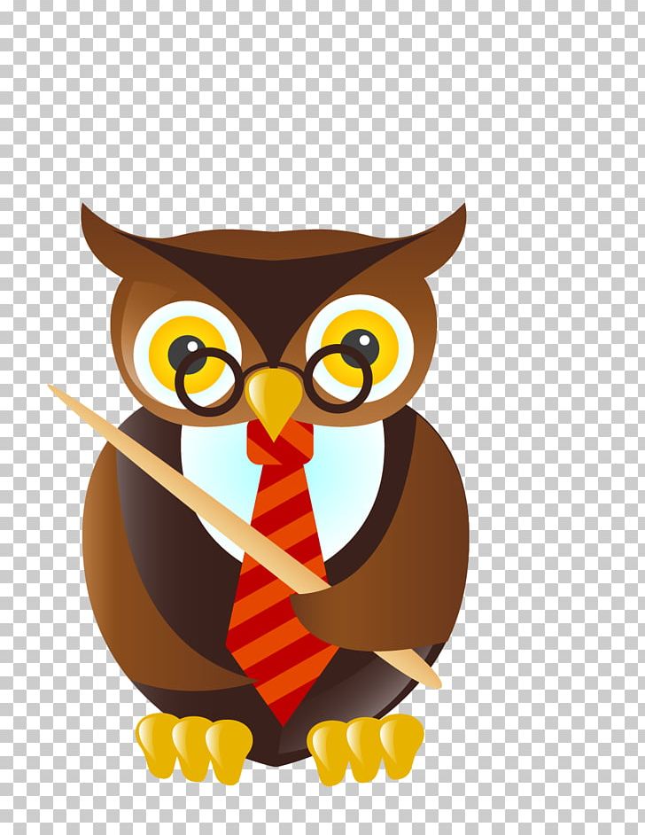 Owl Student Teacher Cartoon PNG, Clipart, Animal, Animation, Beak, Bird, Bird Of Prey Free PNG Download