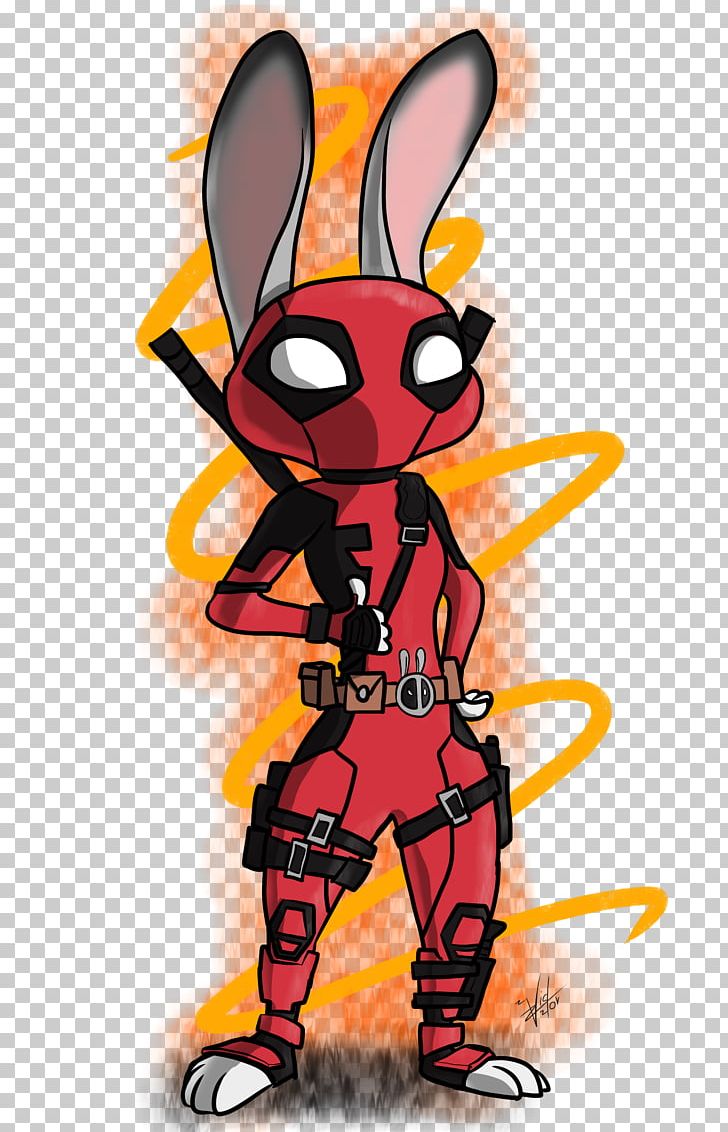 Deadpool Lt. Judy Hopps Nick Wilde YouTube Drawing PNG, Clipart, Art, Cartoon, Character, Chimichanga, Comics Free PNG Download