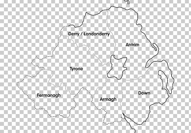 Blank Map Northern Ireland Diagram PNG, Clipart, 2018, Angle, Animal, Area, Black And White Free PNG Download