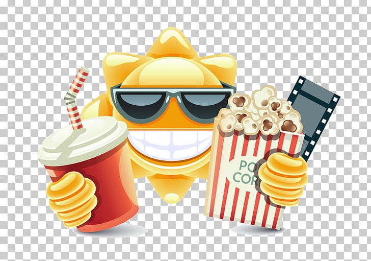 Coca-Cola Popcorn Cinema PNG, Clipart, Cartoon, Cartoon Sun, Cocacola, Cola, Creative Free PNG Download