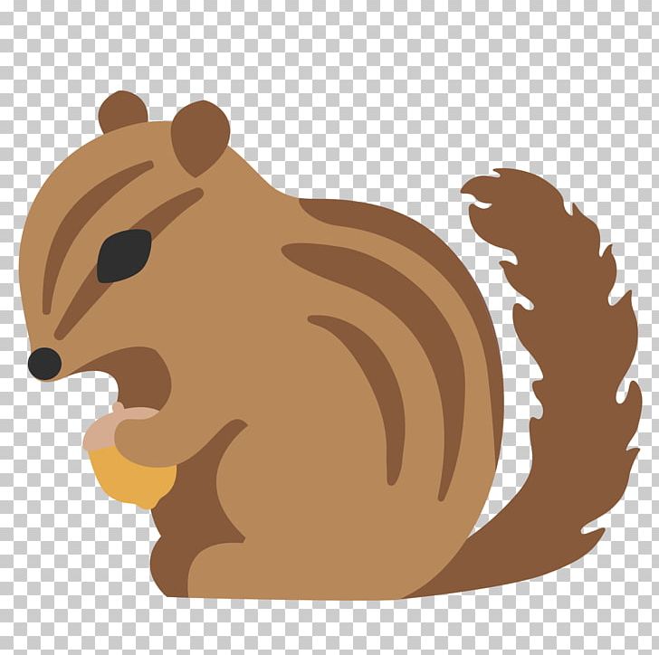 Emoji Chipmunk Whiskers Squirrel WhatsApp PNG, Clipart, 1 F, Bear, Beaver, Carnivoran, Chipmunk Free PNG Download