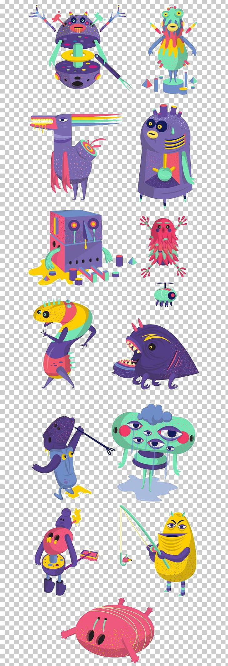 Monster Drawing Illustrator Illustration PNG, Clipart, Area, Art, Cartoon, Cartoon Monster, Cute Free PNG Download