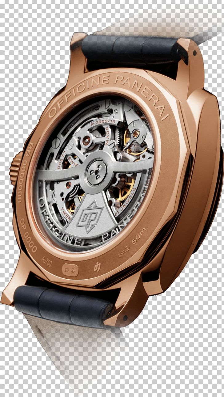 Watch Strap Panerai Radiomir Clock Face PNG, Clipart, Accessories, Brand, Brown, Clock Face, Gold Free PNG Download