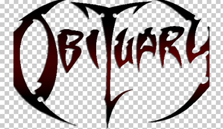 Obituary Heavy Metal Death Metal Logo Thrash Metal PNG, Clipart, Area, Black And White, Brand, Cannibal Corpse, Death Free PNG Download